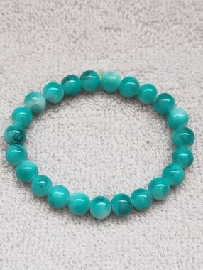 Turquoise Beaded Stretch Bracelet